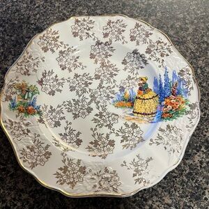 Royal Harvey Staffordshire England display plate.